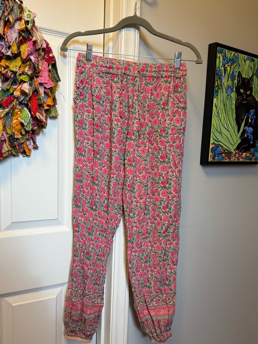 NATURAL LIFE Pink Floral Allison Pants - Picture 5 of 9